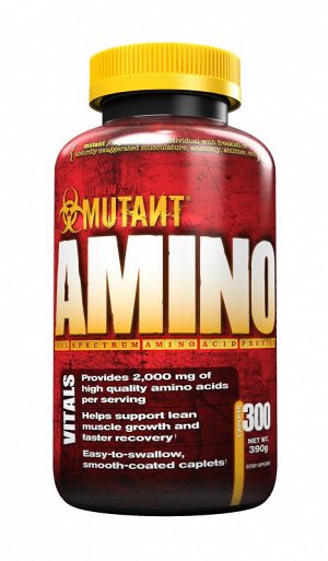 Аминокислоты MUTANT Amino - 300 таб.
