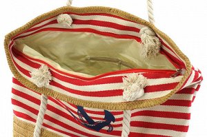 Пляжная сумка Borsa Drogue - Red Striped