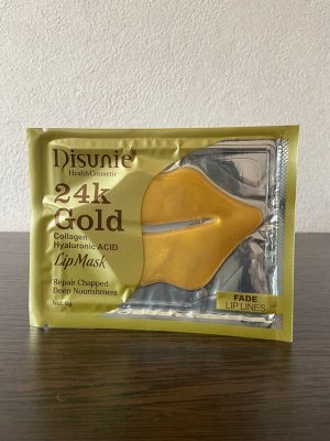Disunie Гидрогелевые патчи для губ с биозолотом и коллагеном, 1 шт