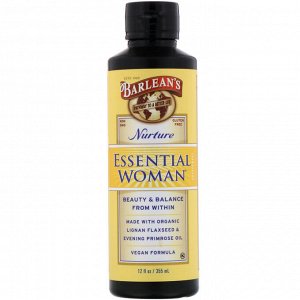 Barlean&#x27 - s, Essential Woman, Nurture, 12 fl oz (355 ml)