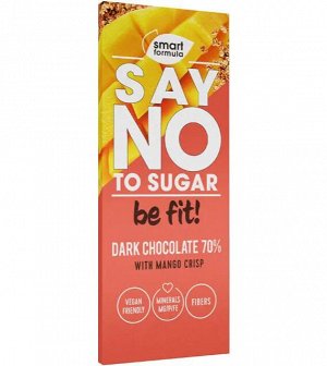 Smart Formula Горький шоколад "Dark with mango crisp" 90 г