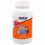 Now Foods, Kid Vits, ягодный взрыв, 120 жевательных таблеток
