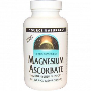 Source Naturals, Аскорбат магния, 8 унций (226,8 г)