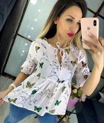 Блузка женская с рисунком