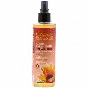 Desert Essence, Jojoba & Sunflower Body Oil Spray, 8.28 fl oz (245 ml)