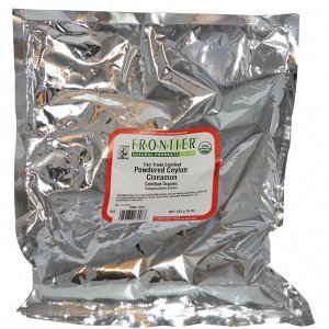 Frontier Natural Products, Органический порошок коричника цейлонского, 16 унц. (453 г)