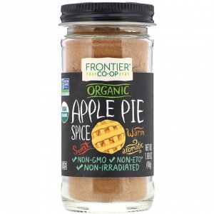 Frontier Natural Products, Organic, специи для яблочного пирога, 48 г (1,69 унций)