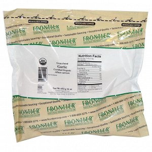 Frontier Natural Products, Органический гранулированный чеснок, 453 г (16 унций)