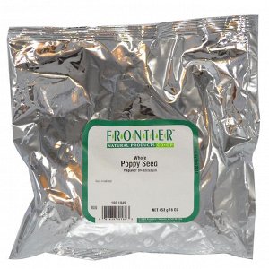 Frontier Natural Products, Целые зерна мака 16 унции (453 г)