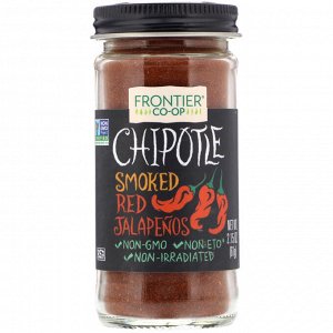 Frontier Natural Products, Chipotle, Smoked Red Jalapenos, 2.15 oz (61 g)