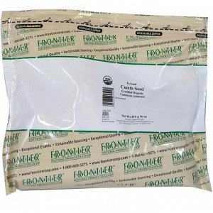 Frontier Natural Products, Органические молотые семена зиры, 16 унций (453 г)