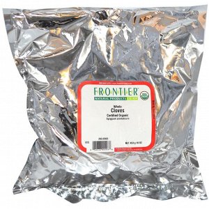 Frontier Natural Products, Органическая цельная гвоздика, 16 унций (453 г)