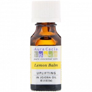 Aura Cacia, Мелисса, бодрящая, 0,5 жидкой унции (15 мл)