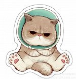 Акриловый кабошон &quot;Котики&quot;, 35*40 мм