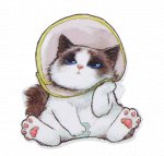 Акриловый кабошон &quot;Котики&quot;, 35*40 мм