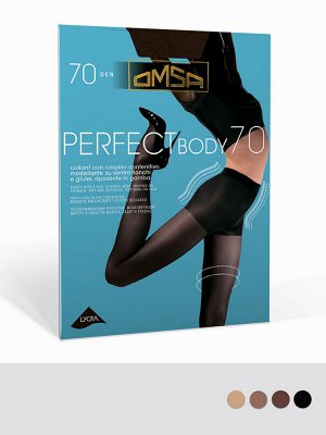 Колготки Perfect Body 70 (Omsa)  поддерживающие колготки, с моделирующими фигуру штанишками