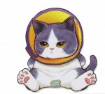 Акриловый кабошон &quot;Котики&quot;, 38*40 мм