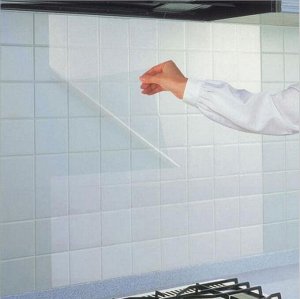 Термостойкая прозрачная наклейка для кухни
