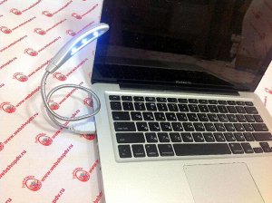 Гибкий USB светильник для ноутбука
