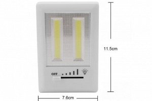 Светодиодный настенный светильник с ползунком уровня яркости