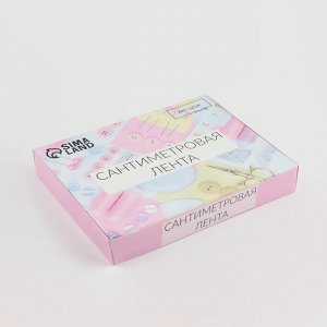 Сантиметровая лента портновская, в футляре, 1.7x150 см (см/дюймы), МИКС