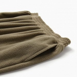 Брюки флисовые для девочки MINAKU: Fleece Soft, светло-зелёные.