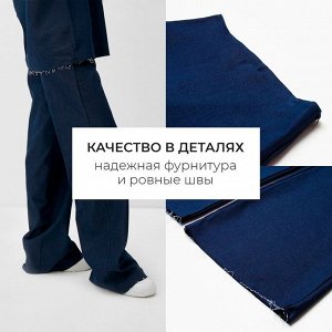 Джинсы женские клёш MINAKU: Jeans Collection, синие