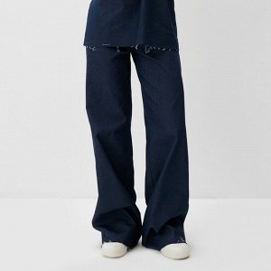 Джинсы женские клёш MINAKU: Jeans Collection, синие