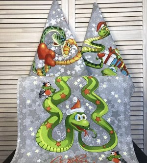 Полотенце кухонное рогожка 45*60 см Маскарад