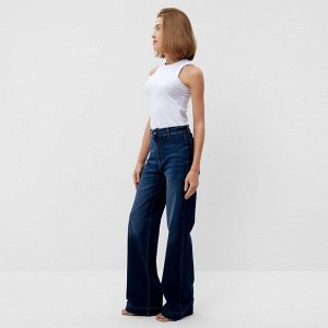 Джинсы женские палаццо MINAKU SLIM FIT 42 (рост 168 см), синие