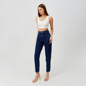 Джинсы женские мом MINAKU: Jeans Collection, синие