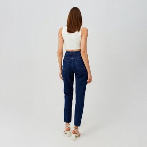 Джинсы женские мом MINAKU: Jeans Collection, синие