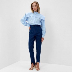 Джинсы женские слим MINAKU: Jeans Collection, синие