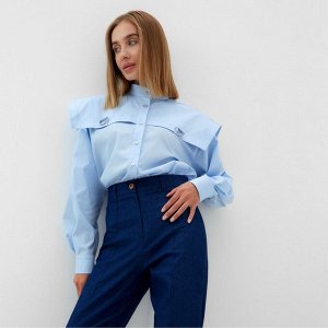 Джинсы женские слим MINAKU: Jeans Collection, синие