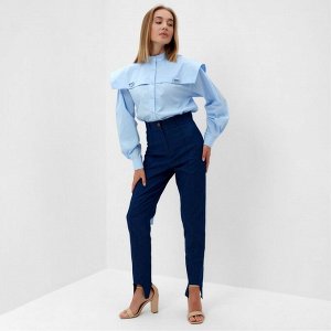 Джинсы женские слим MINAKU: Jeans Collection, синие