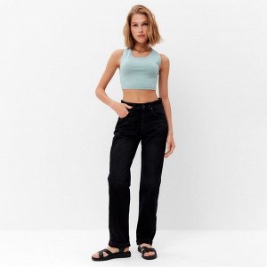Джинсы женские бойфренды MINAKU SELVEDGE denim, чёрные
