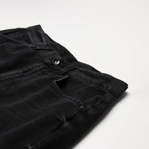 Джинсы женские бойфренды MINAKU SELVEDGE denim, чёрные