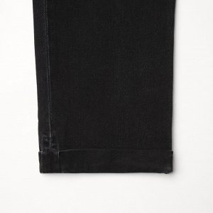 Джинсы женские бойфренды MINAKU SELVEDGE denim, чёрные