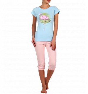 Комплект футболка и бриджи "Фламинго" от Сomfi