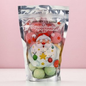 Бомбочки для ванны «Волшебного праздника», аромат мультифрукт, 18x20 г, Чистое счастье