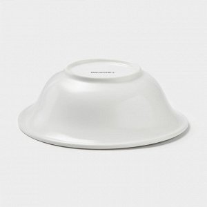 Тарелка глубокая Magistro Argos, 650 мл, 18*18*6 см, фарфор, белая