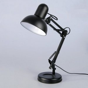 Настольная лампа 1x60W E27 черная 15,5x15,5x58см
