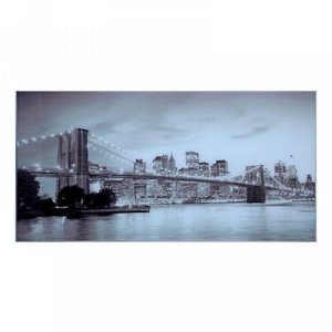 Картина на стекле "Мост" 100*50см