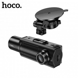 Видеорегистратор HOCO DI61 с тремя камерами WI-FI приложение HD Black