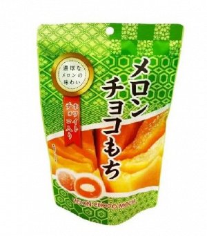 Рисовое пирожное моти со вкусом дыни Mochi Setouchi Melon 130 гр Японские сладости