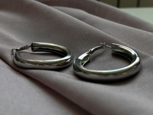 Серьги женские кольца