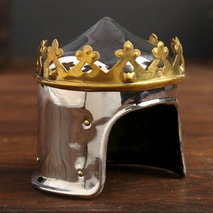 Сувенирный шлем мини "Королевский" 12 см