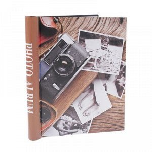 Фотоальбом магнитный на 20 листов Винтажный фотоаппарат29х24,5х2,5 см