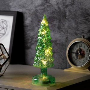 Фигура световая «Елка зеленая», 22.5x8 см, 10 LED, батарейки АААх2 (нет в комплекте), свечение тёплое белое