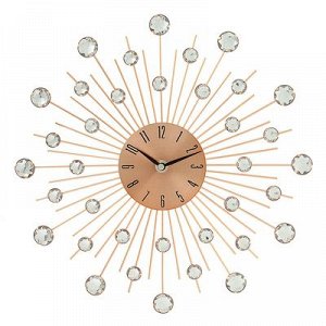 Часы настенные, серия: Ажур, Топаш, медные, d=33 см